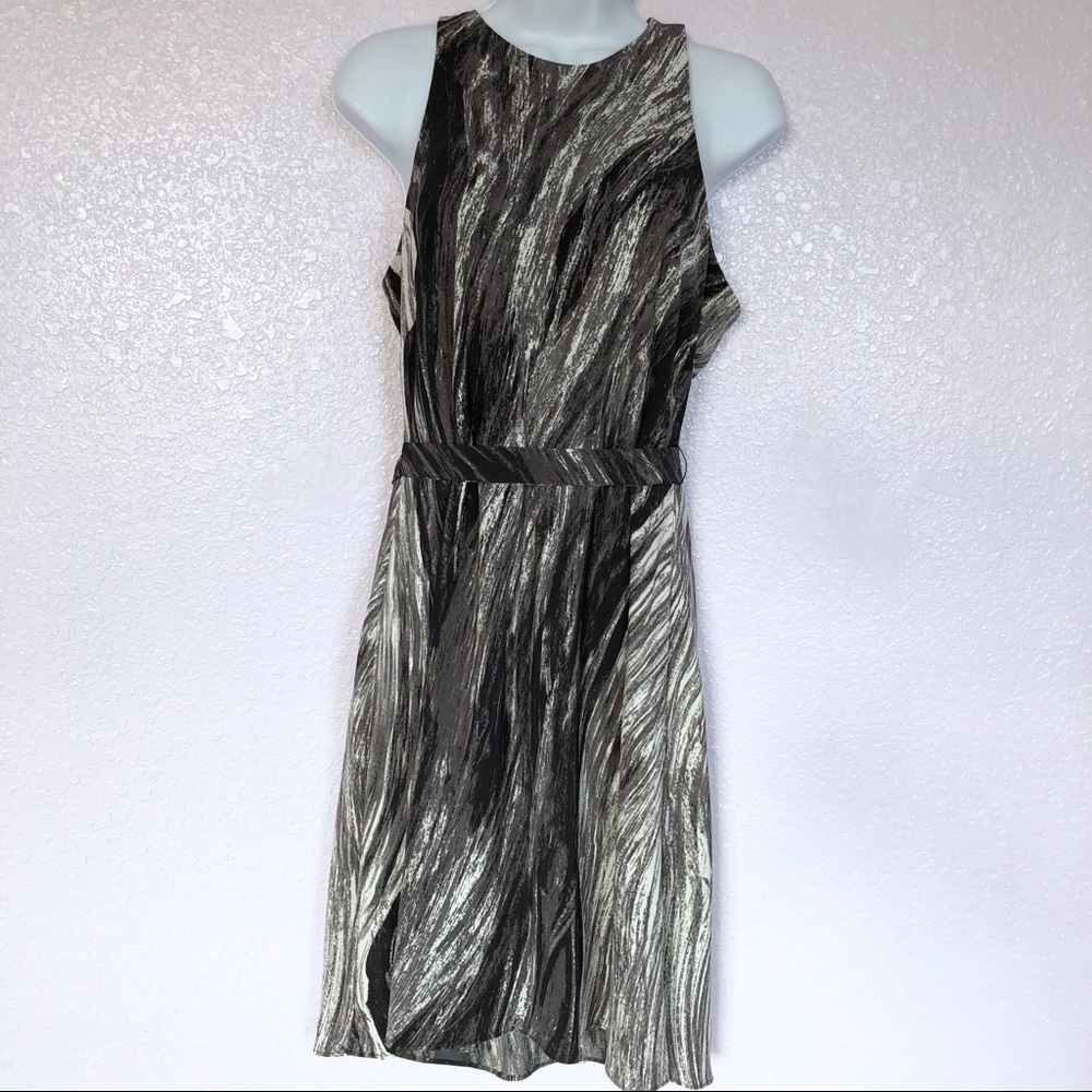 Ali Ro | gray marble print dress size 6